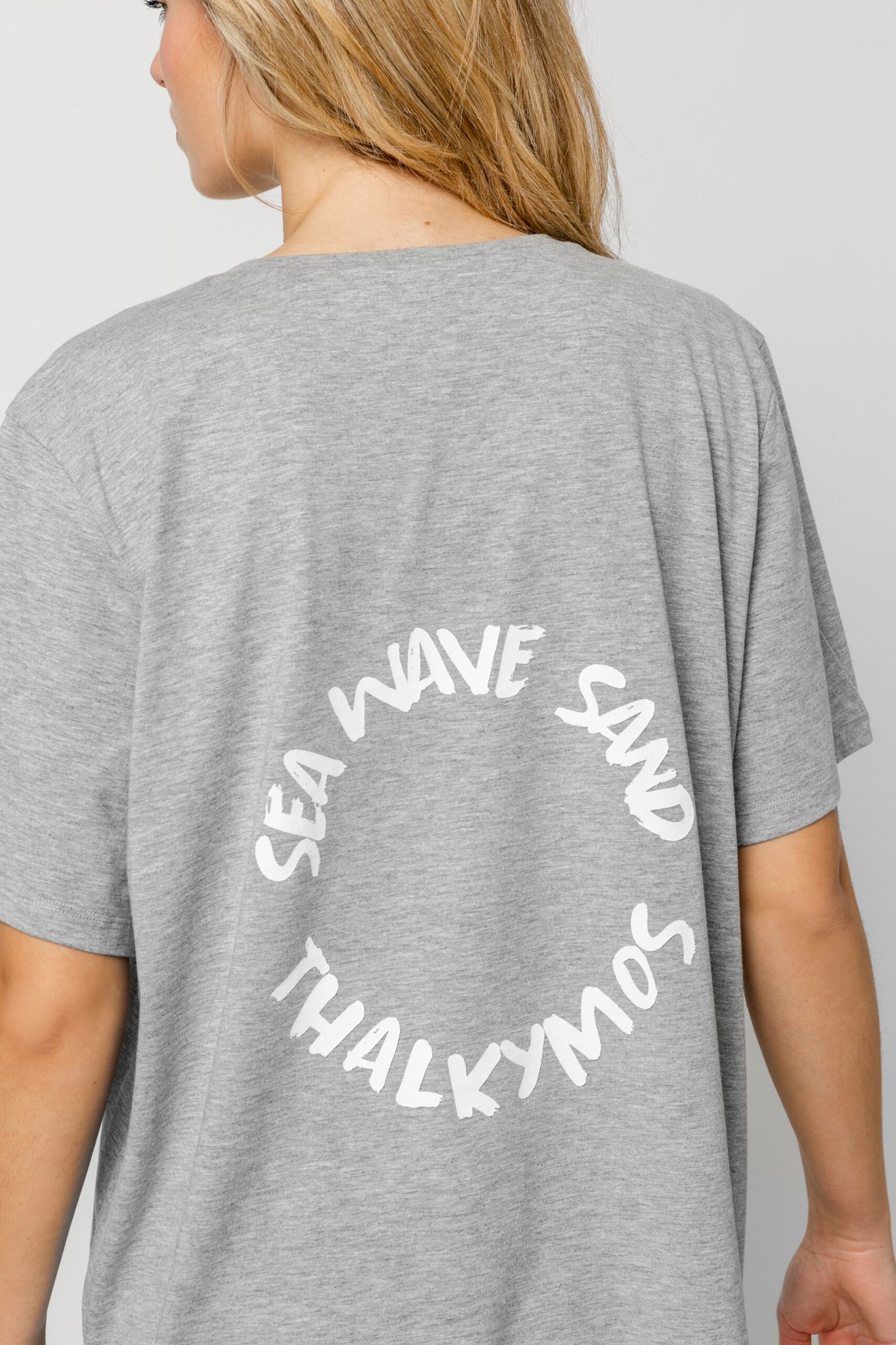 Thalkymos Circle | Grey Oversized T-Shirt – THALKYMOS